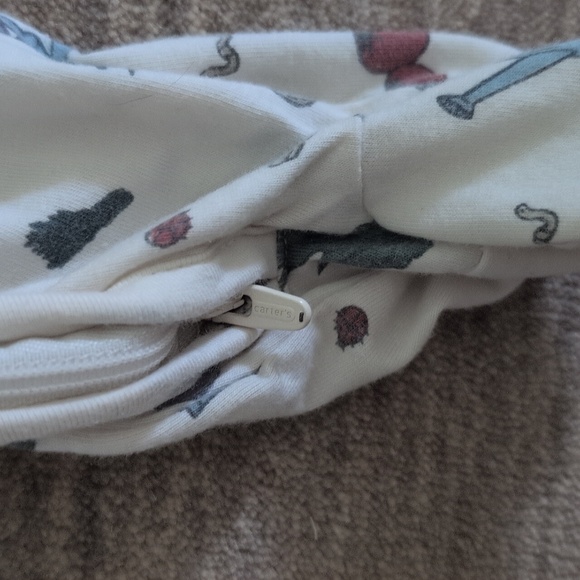 Carter's Little Planet 6 Month Sleep and Play Footed Onesie - Picture 6 of 7